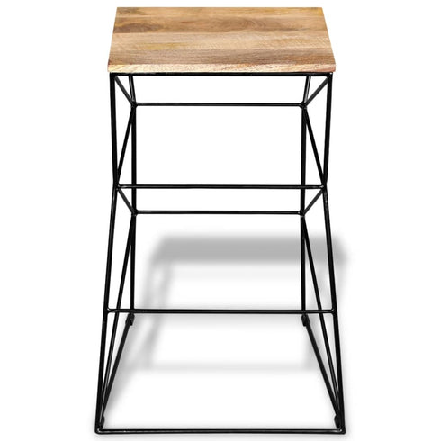 Swen Studio - Bar Stools 4 pcs Solid Mango Wood