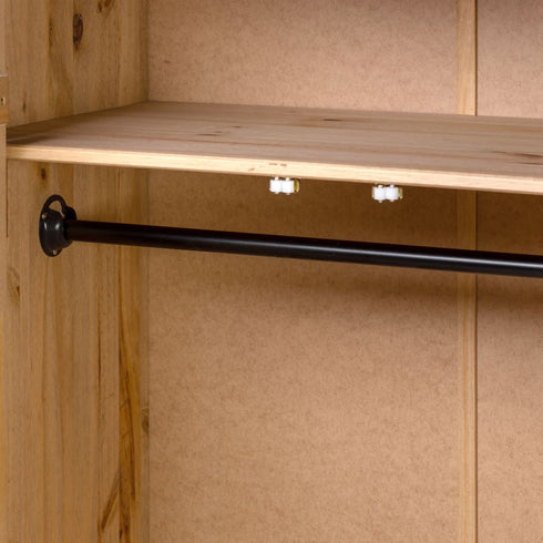 Maison Madeleine - 3Door Wardrobe 118x50x171.5 cm Pine Panama Range