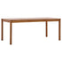 Maison Madeleine - 9 Piece Dining Set Pinewood Honey Brown
