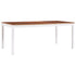 Maison Madeleine - 9 Piece Dining Set Pinewood White and Brown