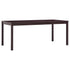 Maison Madeleine - 11 Piece Dining Set Pinewood Dark Brown