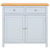 Maison Madeleine - Sideboard 90x33.5x83 cm Solid Oak Wood