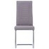 Swen Studio - Cantilever Dining Chairs 6 pcs Taupe Fabric