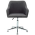 Swen Studio - Swivel Dining Chairs 6 pcs Dark Grey Fabric (UK/IE/FI/NO only) (6x331499)