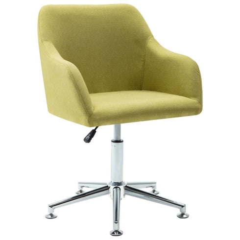 Swen Studio - Swivel Dining Chairs 6 pcs Green Fabric (UK/IE/FI/NO only) (6x331503)