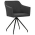 Swen Studio - Swivel Dining Chairs 6 pcs Dark Grey Fabric (UK/IE/FI/NO only) (3x331509)