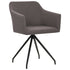 Swen Studio - Swivel Dining Chairs 6 pcs Taupe Fabric (UK/IE/FI/NO only) (3x331515)