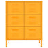 Lady Jillian - Drawer Cabinet Mustard Yellow 80x35x101,5 cm Steel