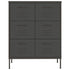 Lady Jillian - Drawer Cabinet Anthracite 80x35x101,5 cm Steel