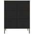Lady Jillian - Drawer Cabinet Black 80x35x101,5 cm Steel
