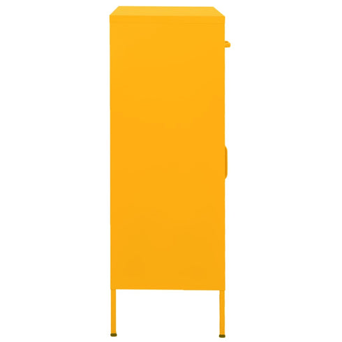 Lady Jillian - Storage Cabinet Mustard Yellow 80x35x101,5 cm Steel - Model 2