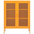 Lady Jillian - Storage Cabinet Mustard Yellow 80x35x101,5 cm Steel - Model 4
