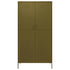 Lady Jillian - Wardrobe Olive Green 90x50x180 cm Steel