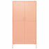 Lady Jillian - Wardrobe Pink 90x50x180 cm Steel