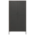 Lady Jillian - Wardrobe Anthracite 90x50x180 cm Steel