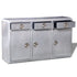 Rustika Rowe - Aviator Sideboard 3 Drawers Vintage Aircraft Airman Aluminium