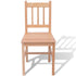 Maison Madeleine - Seven Piece Dining Set Pinewood