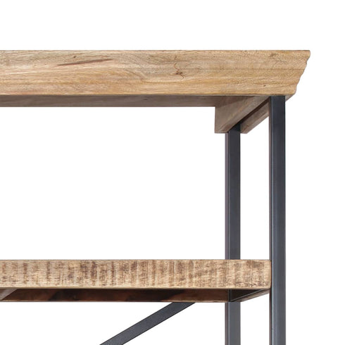 Rustika Rowe - Sideboard with Shelves Solid Mango Wood 120x35x200 cm