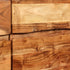 Swen Studio - Sideboard Solid Wood with Carved Doors 160x40x75 cm