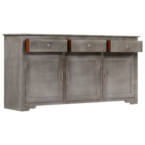 Rustika Rowe - Sideboard Grey 160x40x80 cm Solid Mango Wood