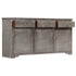Rustika Rowe - Sideboard Grey 160x40x80 cm Solid Mango Wood