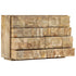 Rustika Rowe - Alphabet Cabinet with 6 Drawers 120x35x79 cm Solid Mango Wood