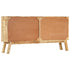 Rustika Rowe - Sideboard Brown and Black 160x30x80 cm Solid Rough Mango Wood