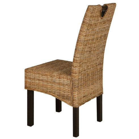 Swen Studio - Dining Chair 4 pcs Kubu Rattan Mango Wood