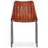 Swen Studio - Dining Chairs 6 pcs Brown Real Leather