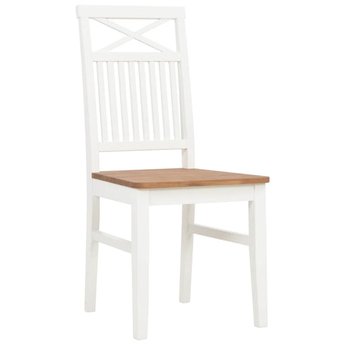 Maison Madeleine - 5 Piece Dining Set Solid Oak Wood