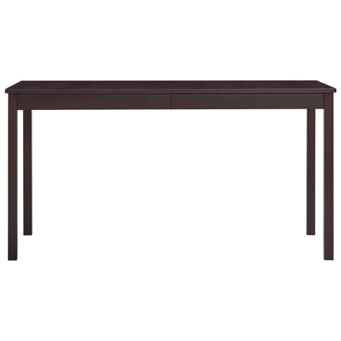 Maison Madeleine - 9 Piece Dining Set Pinewood Dark Brown