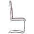 Swen Studio - Cantilever Dining Chairs 6 pcs Brown Fabric