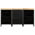 Rustika Rowe - Sideboard with 3 Drawers and 4 Doors Rough Mango Wood (2x323575+323576)