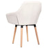 Swen Studio - Dining Chairs 6 pcs Cream Fabric (UK/IE/FI/NO only) (3x331493)