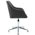 Swen Studio - Swivel Dining Chairs 6 pcs Dark Grey Fabric (UK/IE/FI/NO only) (6x331499)