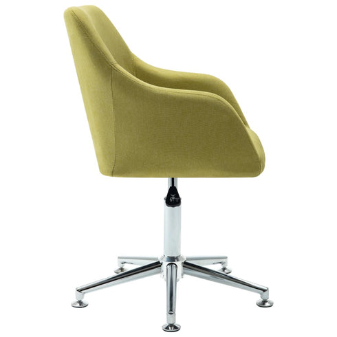 Swen Studio - Swivel Dining Chairs 6 pcs Green Fabric (UK/IE/FI/NO only) (6x331503)