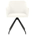 Swen Studio - Swivel Dining Chairs 6 pcs Cream Fabric (UK/IE/FI/NO only) (3x331510)