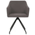 Swen Studio - Swivel Dining Chairs 6 pcs Taupe Fabric (UK/IE/FI/NO only) (3x331515)