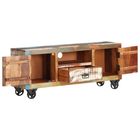 Rustika Rowe - TV Cabinet 120x30x50 cm Solid Reclaimed Wood