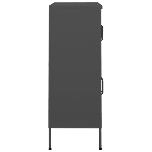 Lady Jillian - Storage Cabinet Anthracite 80x35x101,5 cm Steel - Model 1