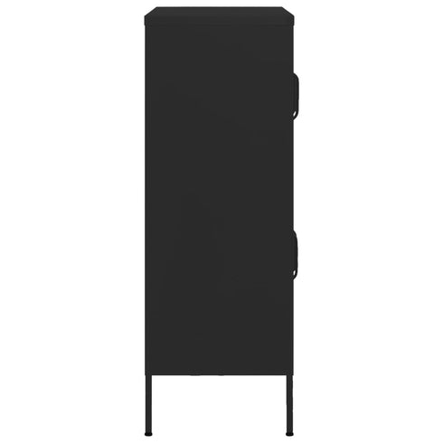 Lady Jillian - Storage Cabinet Black 80x35x101,5 cm Steel - Model 1