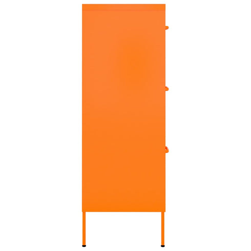 Lady Jillian - Drawer Cabinet Orange 80x35x101,5 cm Steel