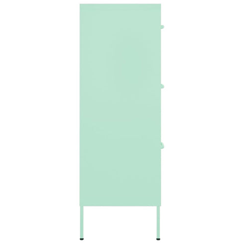Lady Jillian - Drawer Cabinet Mint 80x35x101,5 cm Steel
