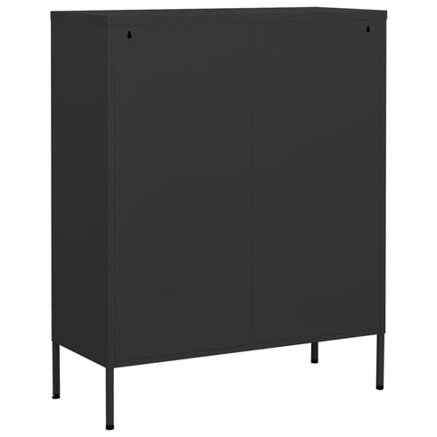 Lady Jillian - Storage Cabinet Anthracite 80x35x101,5 cm Steel - Model 2