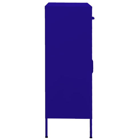Lady Jillian - Storage Cabinet Navy Blue 80x35x101,5 cm Steel - Model 3