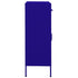 Lady Jillian - Storage Cabinet Navy Blue 80x35x101,5 cm Steel - Model 3