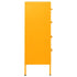 Lady Jillian - Chest of Drawers Mustard Yellow 80x35x101,5 cm Steel