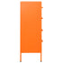 Lady Jillian - Chest of Drawers Orange 80x35x101,5 cm Steel