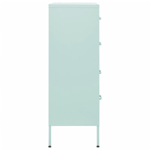 Lady Jillian - Chest of Drawers Mint 80x35x101,5 cm Steel
