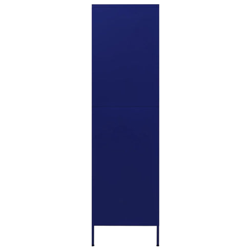 Lady Jillian - Wardrobe Navy Blue 90x50x180 cm Steel